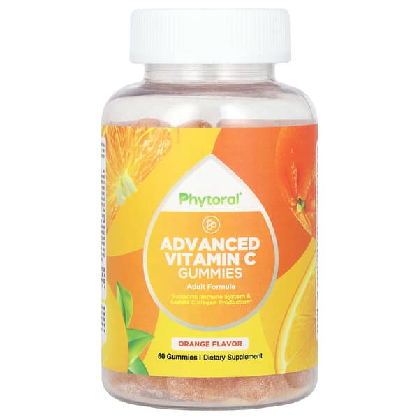 Advanced Vitamin C Gummies, Orange, 60 Gummies