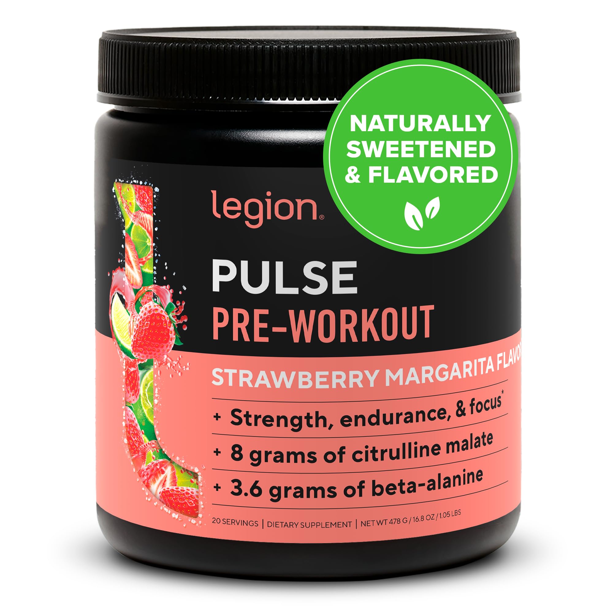 Pulse Pre-Workout Powder (Strawberry Margarita)