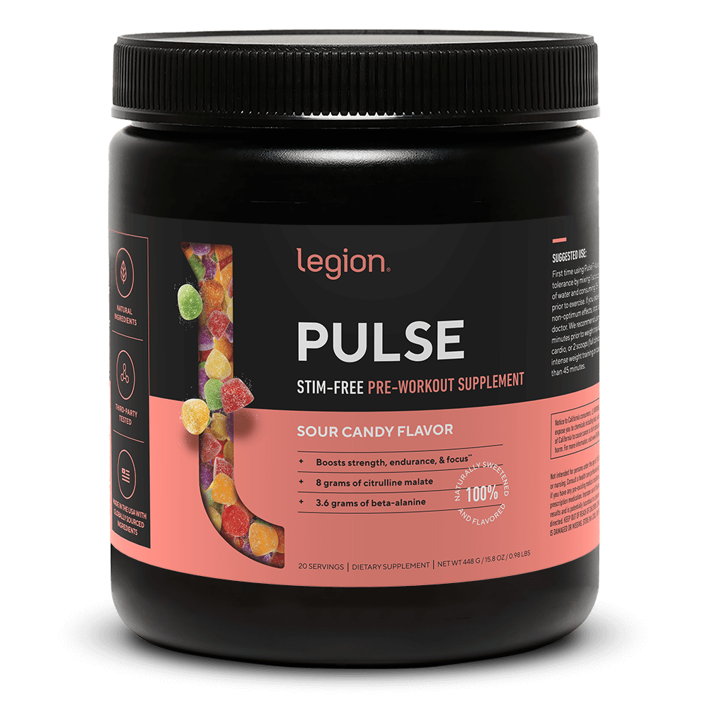 Pulse Stim-Free Pre-Workout Powder (Sour Candy)