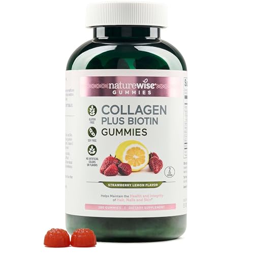 Collagen Plus Biotin Gummies (Strawberry Lemon)