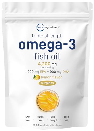 Triple Strength Omega 3 Fish Oil 4200 mg