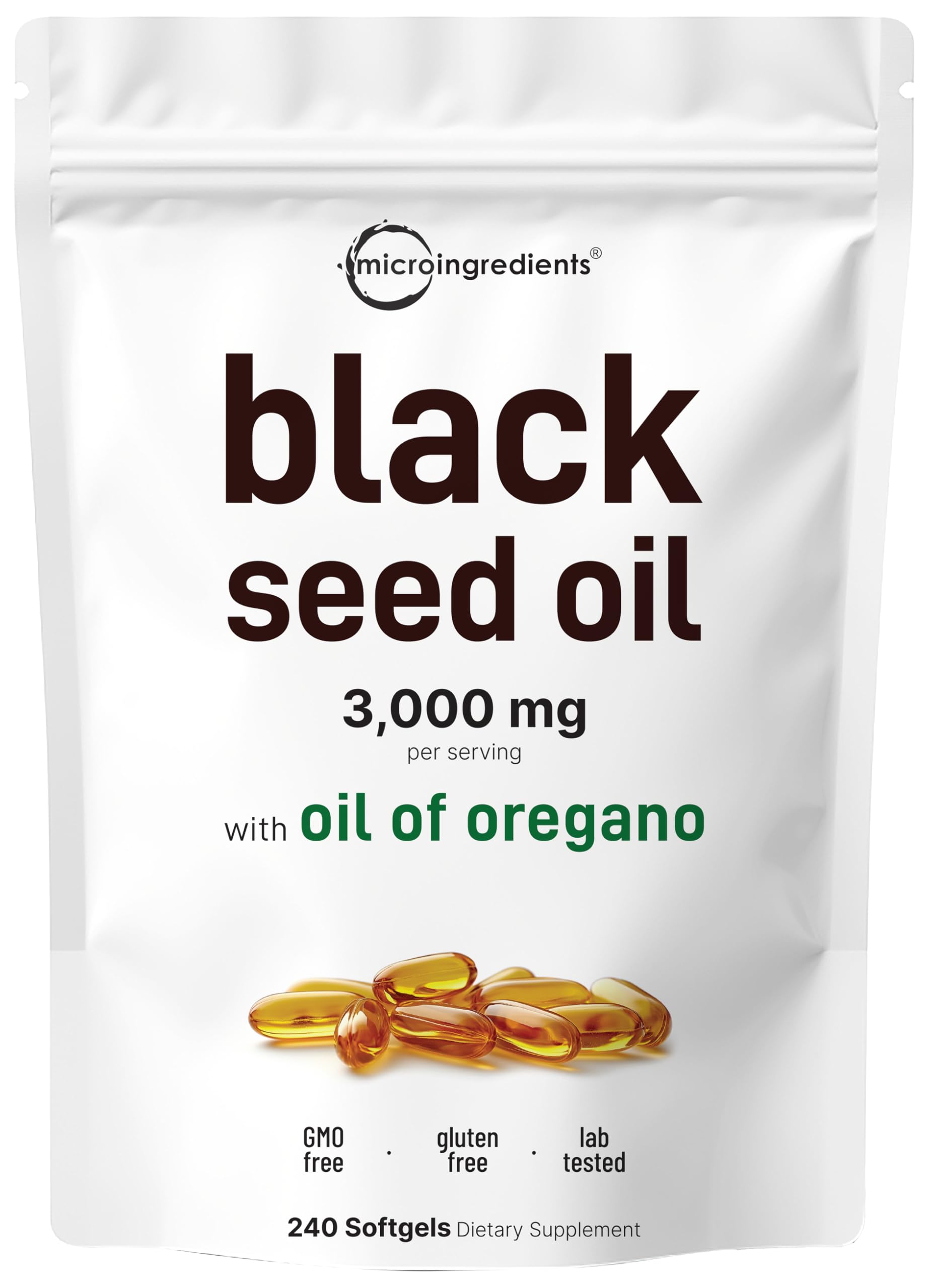 Black Seed Oil with Oil of Oregano