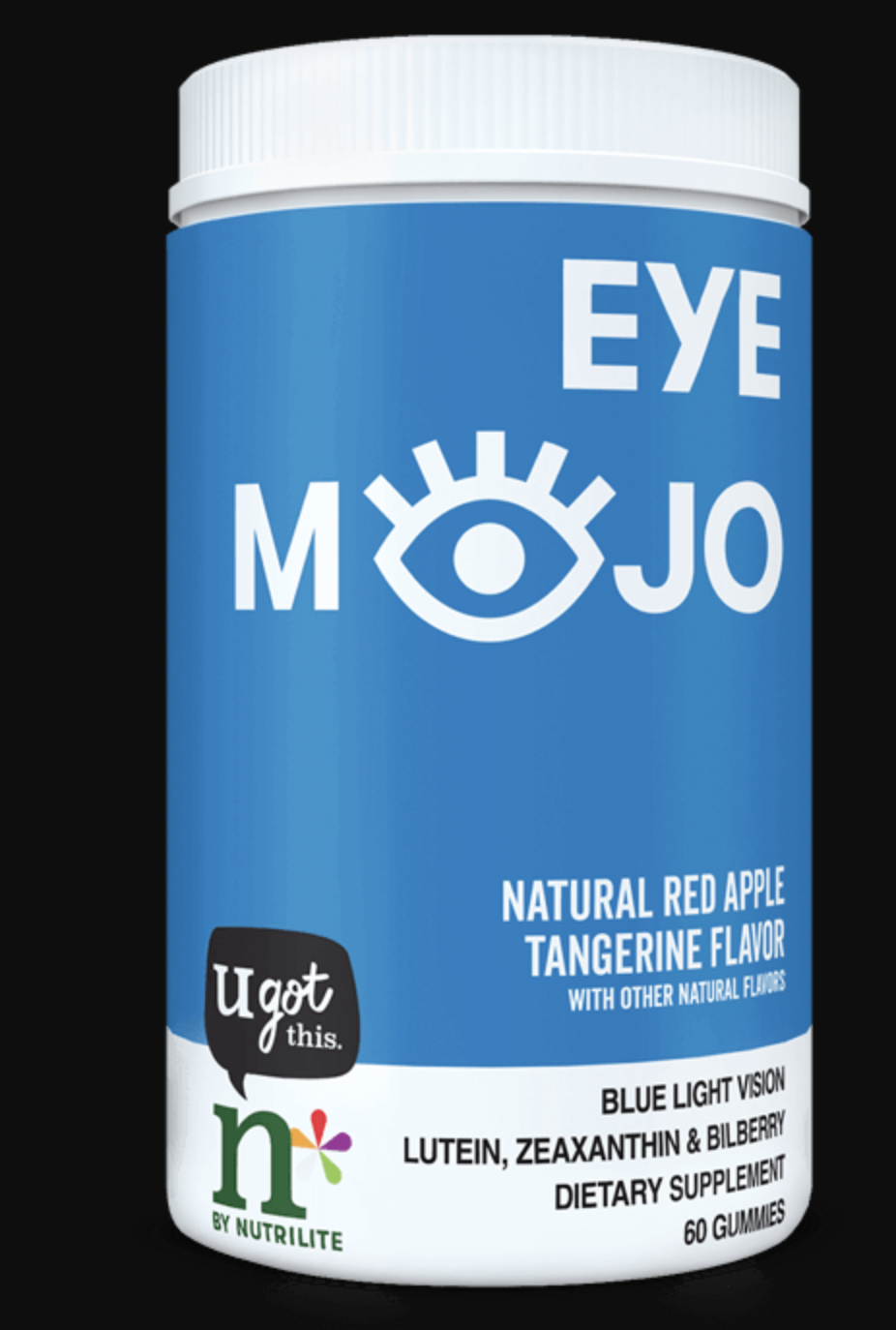 Eye Mojo Blue Light Vision Gummies (Natural Red Apple Tangerine)