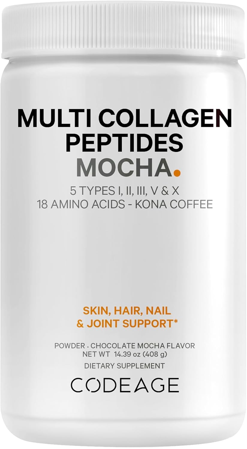 Multi Collagen Peptides Powder Chocolate Mocha Flavor
