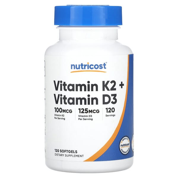Vitamin K2 100 mcg + Vitamin D3 125 mcg