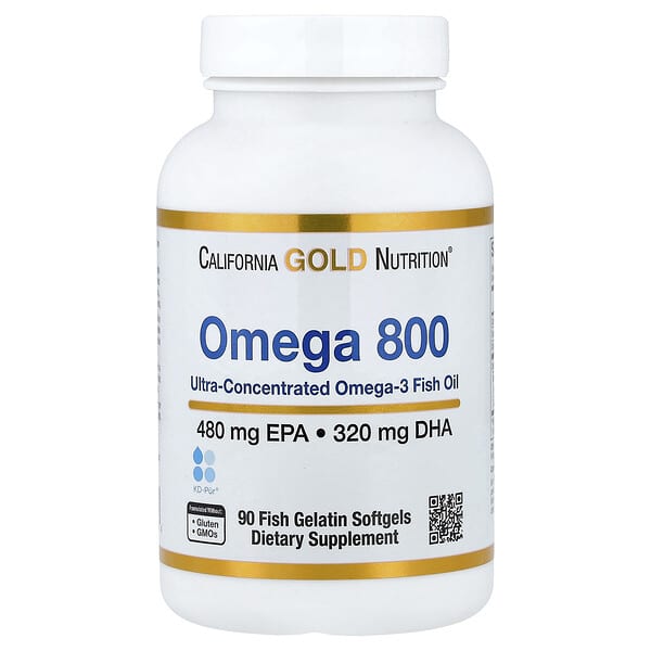 Omega 800 Pharmaceutical Grade Fish Oil 1000 mg