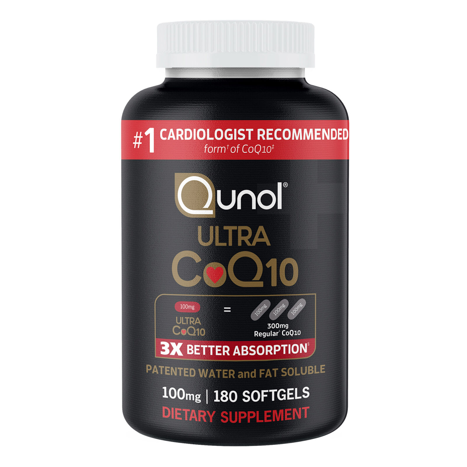Ultra CoQ10, 100 mg, 180 Softgels