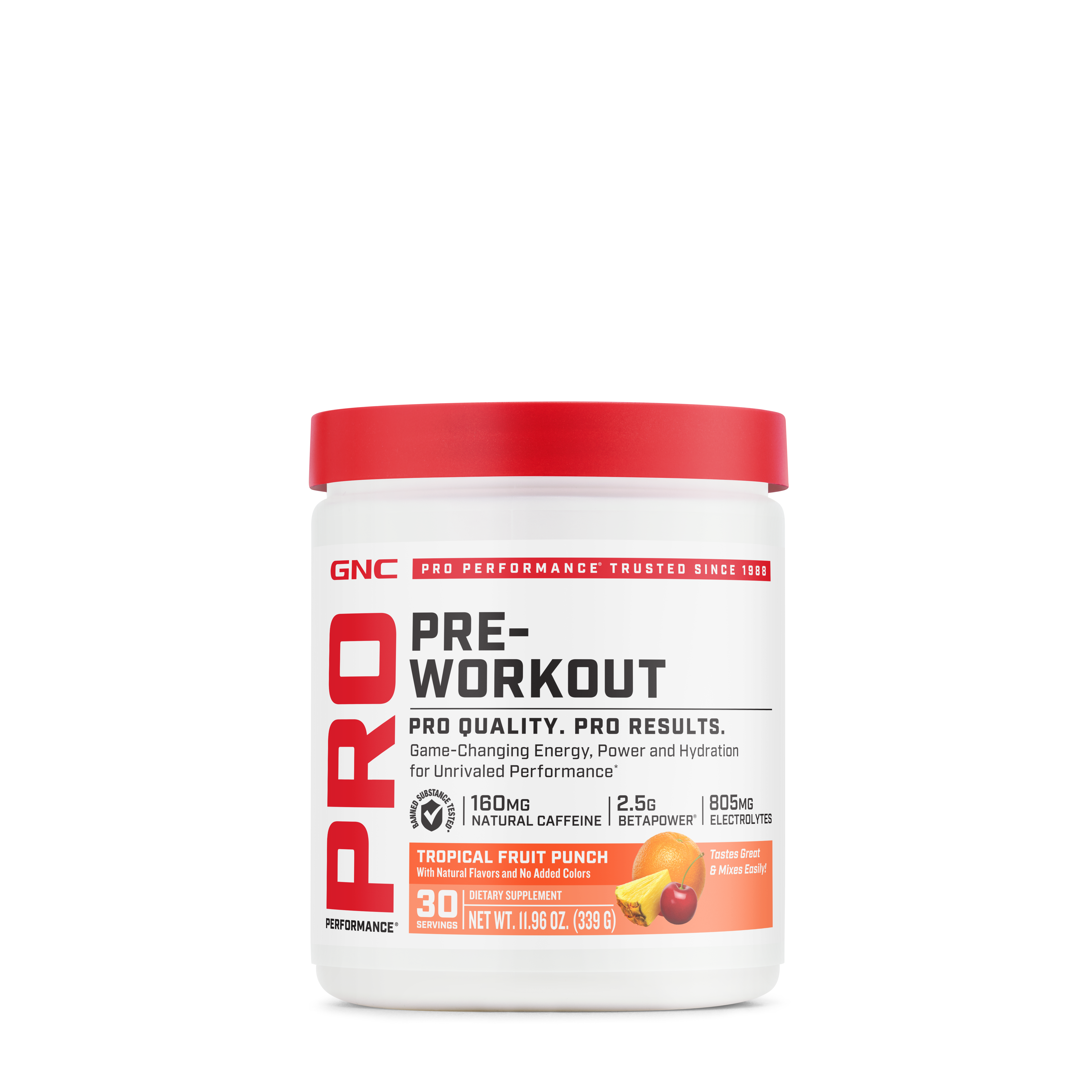 Pro Performance Pre-Workout (Tropical Fruit Punch)