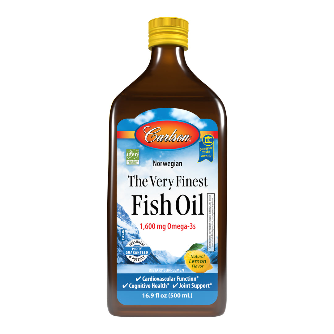 Norwegian The Very Finest Fish Oil (Natural Lemon Flavor)