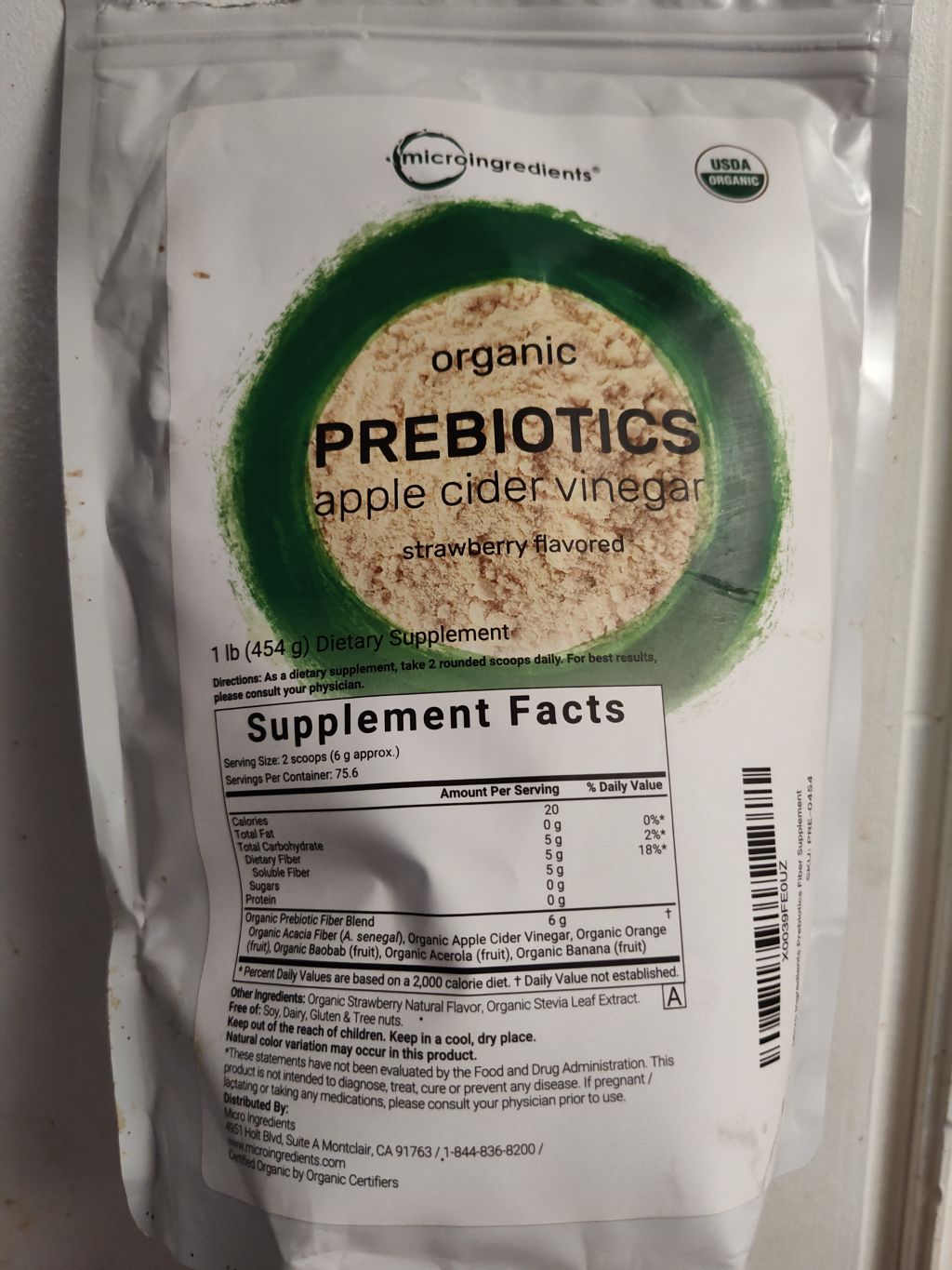 Organic Prebiotics Apple Cider Vinegar