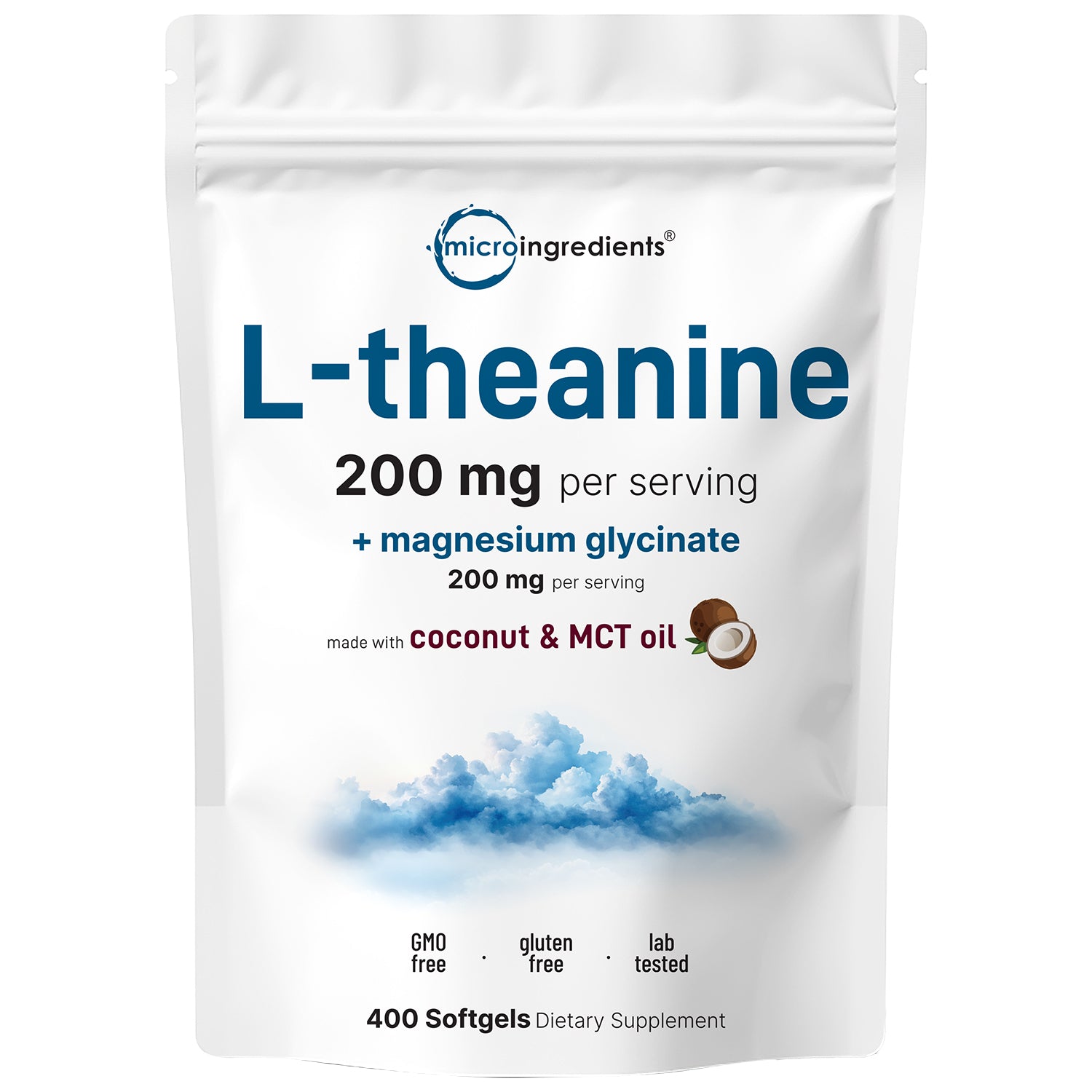 L-theanine 200 mg + Magnesium Glycinate 200 mg